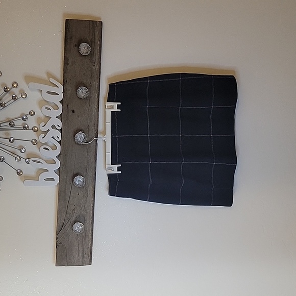 Vintage 90's David Paul New York Plaid Mini Skirt SZ 14 - Picture 4 of 9